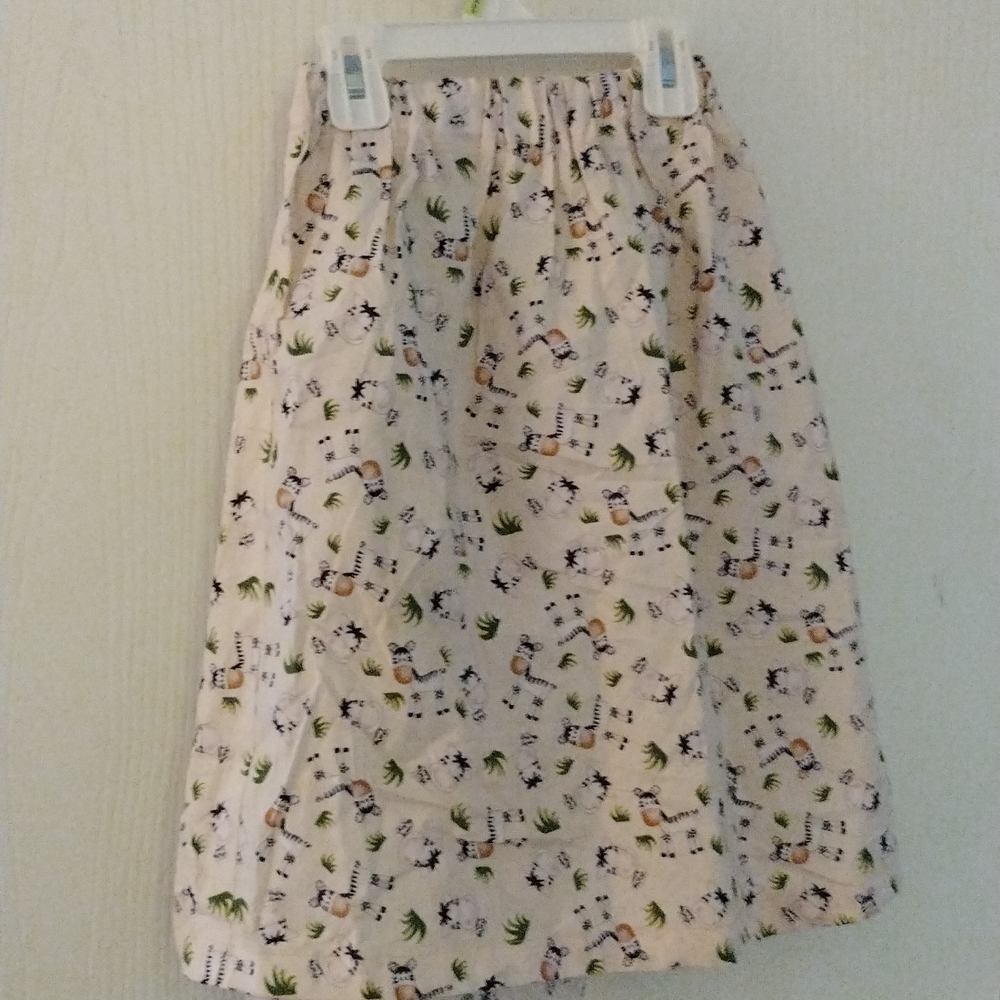 homemade zebra skirt